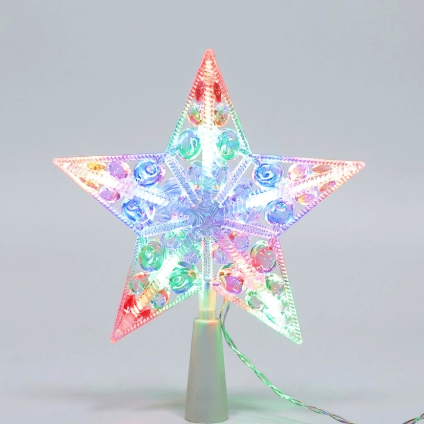 BRILAGI - LED karácsonyi dekoráció LED/3xAA 21 cm csillag többszínű