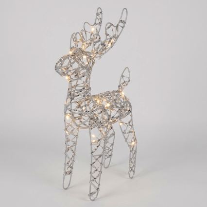 BRILAGI - LED karácsonyi dekoráció LED/3xAA 32 cm rénszarvas meleg fehér