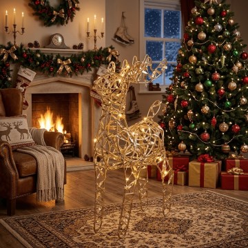 BRILAGI - LED karácsonyi dekoráció LED/3xAA 32 cm rénszarvas meleg fehér