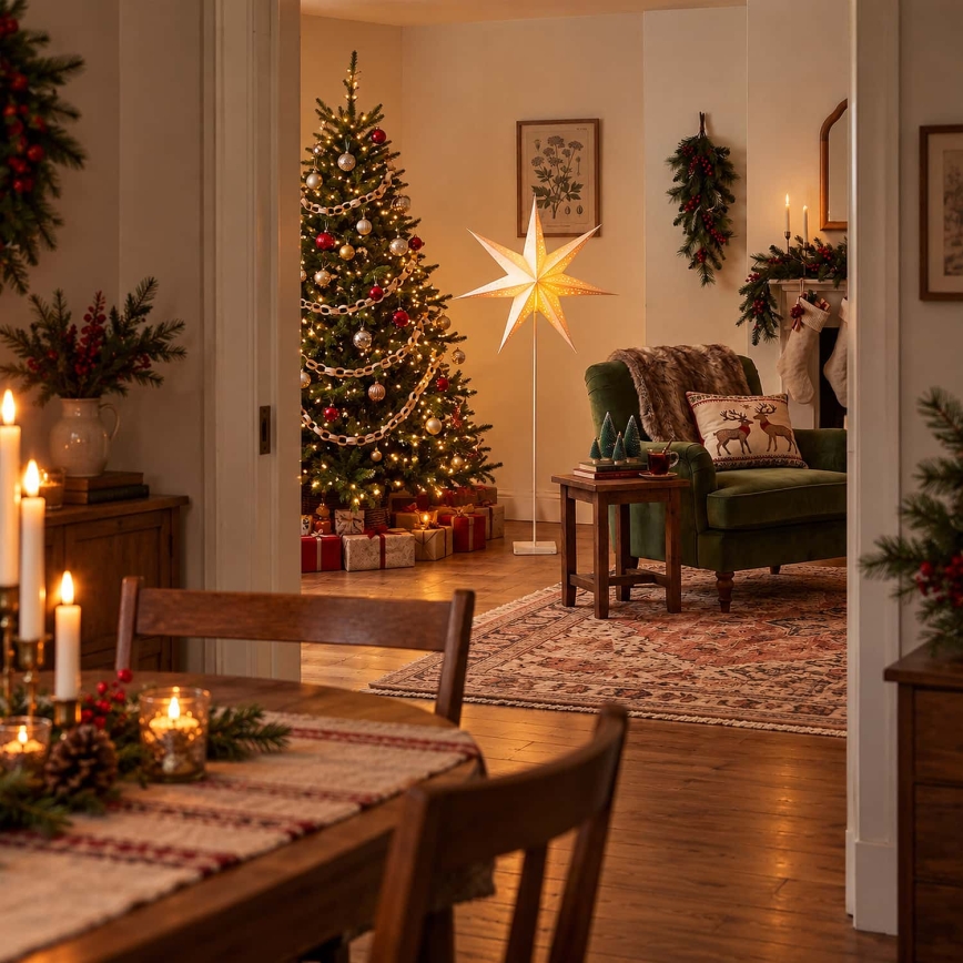 BRILAGI - LED karácsonyi dekoráció LED/3xAA 60 cm csillag
