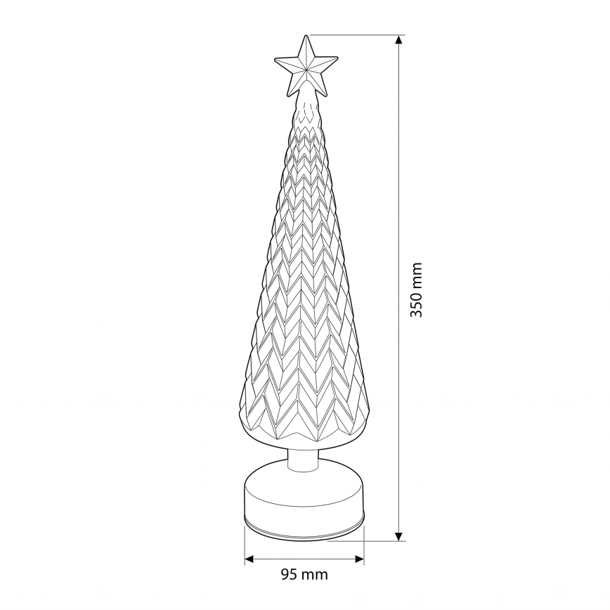 BRILAGI - LED karácsonyi dekoráció LED/3xAA karácsonyfa