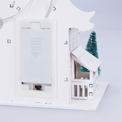 Brilagi - LED karácsonyi dísz LED/2xAA kis templom