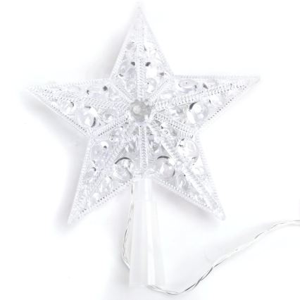 BRILAGI - LED karácsonyi dekoráció LED/3xAA 21 cm-es hideg fehér csillag