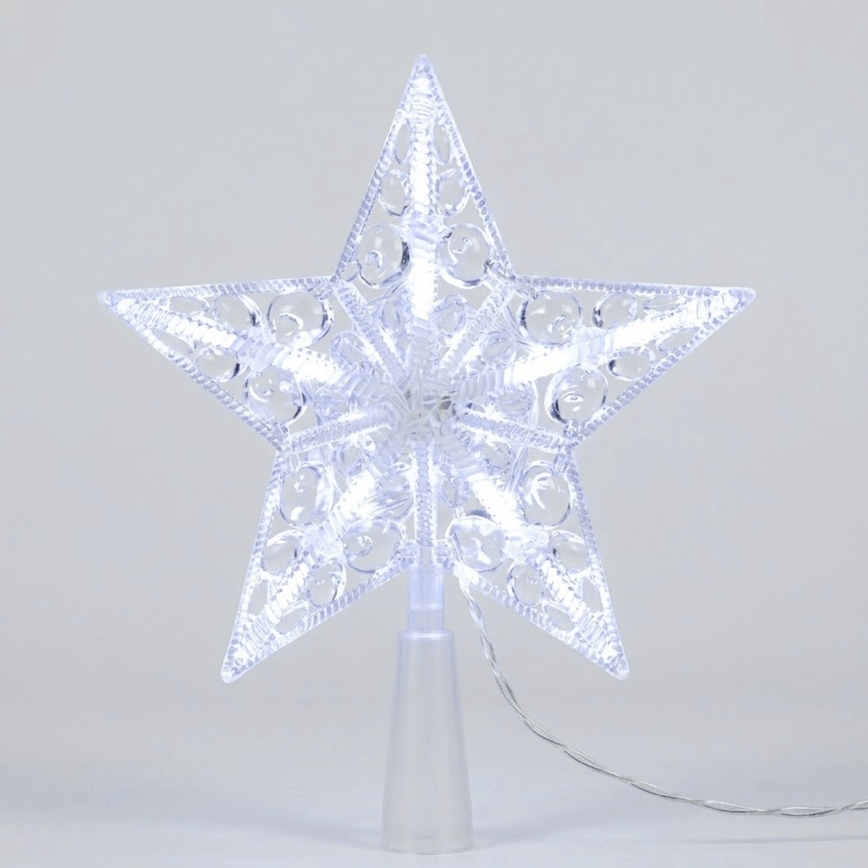 BRILAGI - LED karácsonyi dekoráció LED/3xAA 21 cm-es hideg fehér csillag