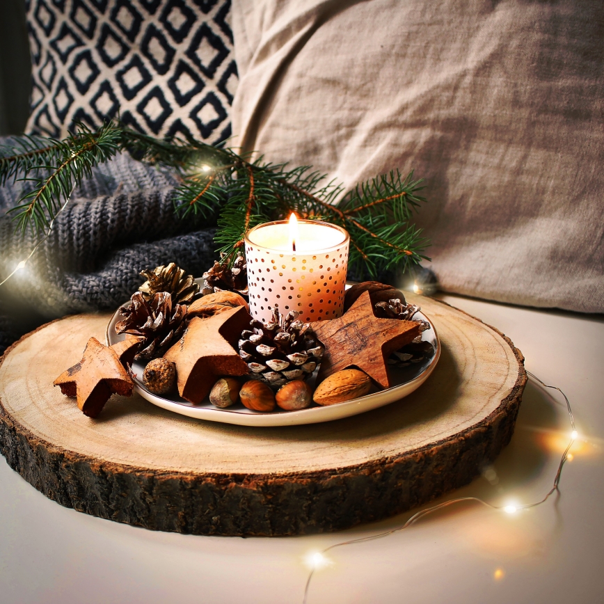 Brilagi - LED Karácsonyi fényfüzér 100xLED/3xAA 10m meleg fehér