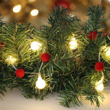BRILAGI - LED karácsonyi fényfüzér 20xLED/2xAA 1,8 m meleg fehér