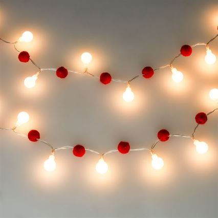 BRILAGI - LED karácsonyi fényfüzér 20xLED/2xAA 1,8 m meleg fehér