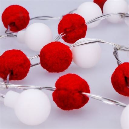 BRILAGI - LED karácsonyi fényfüzér 20xLED/2xAA 1,8 m meleg fehér