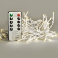 Brilagi - LED Karácsonyi kültéri lánc 120xLED/8 funkció/3xAA 9m IP44 meleg fehér + távirányító