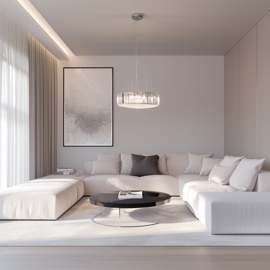 Brilagi - LED Kristály csillár zsinóron GLAMOUR 5xG9/42W/230V