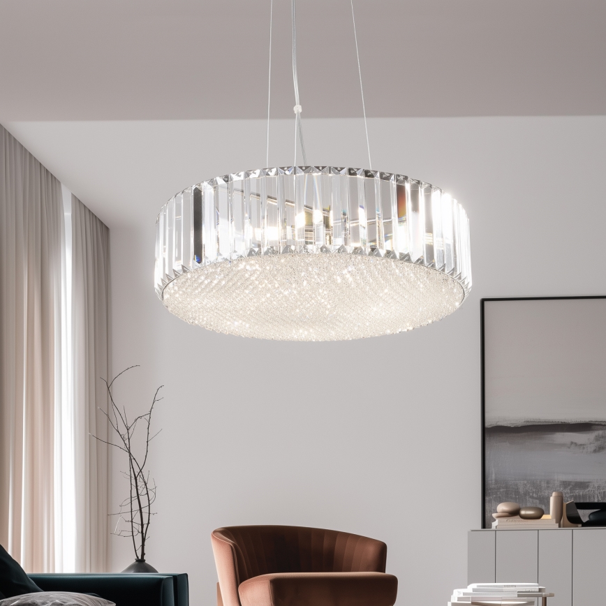 Brilagi - LED Kristály csillár zsinóron GLAMOUR 5xG9/42W/230V