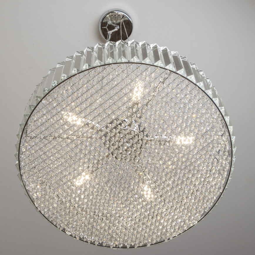 Brilagi - LED Kristály csillár zsinóron GLAMOUR 5xG9/42W/230V