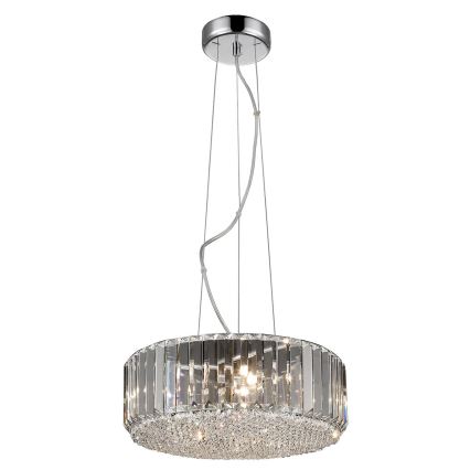 Brilagi - LED Kristály csillár zsinóron GLAMOUR 5xG9/42W/230V