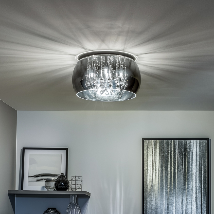Brilagi - JEWEL LED kristályos mennyezeti lámpa 5xG9/40W/230V, átmérő 40 cm