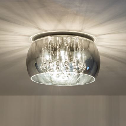Brilagi - JEWEL LED kristályos mennyezeti lámpa 5xG9/40W/230V, átmérő 40 cm