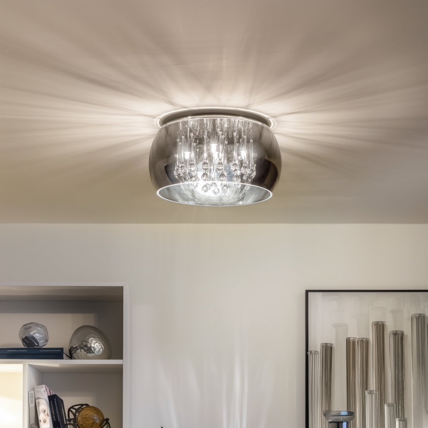 Brilagi - LED kristály mennyezeti lámpa JEWEL 5xG9/42W/230V átm. 40 cm