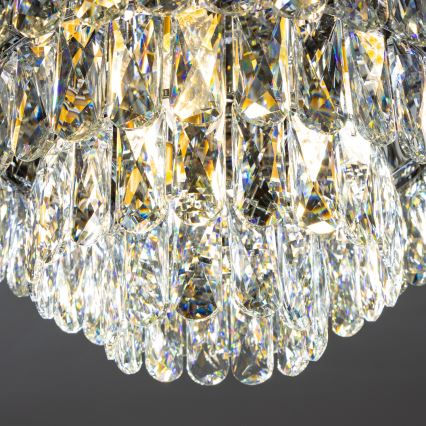 Brilagi - LED Kristály mennyezeti lámpa VELURE 5xE14/40W/230V arany