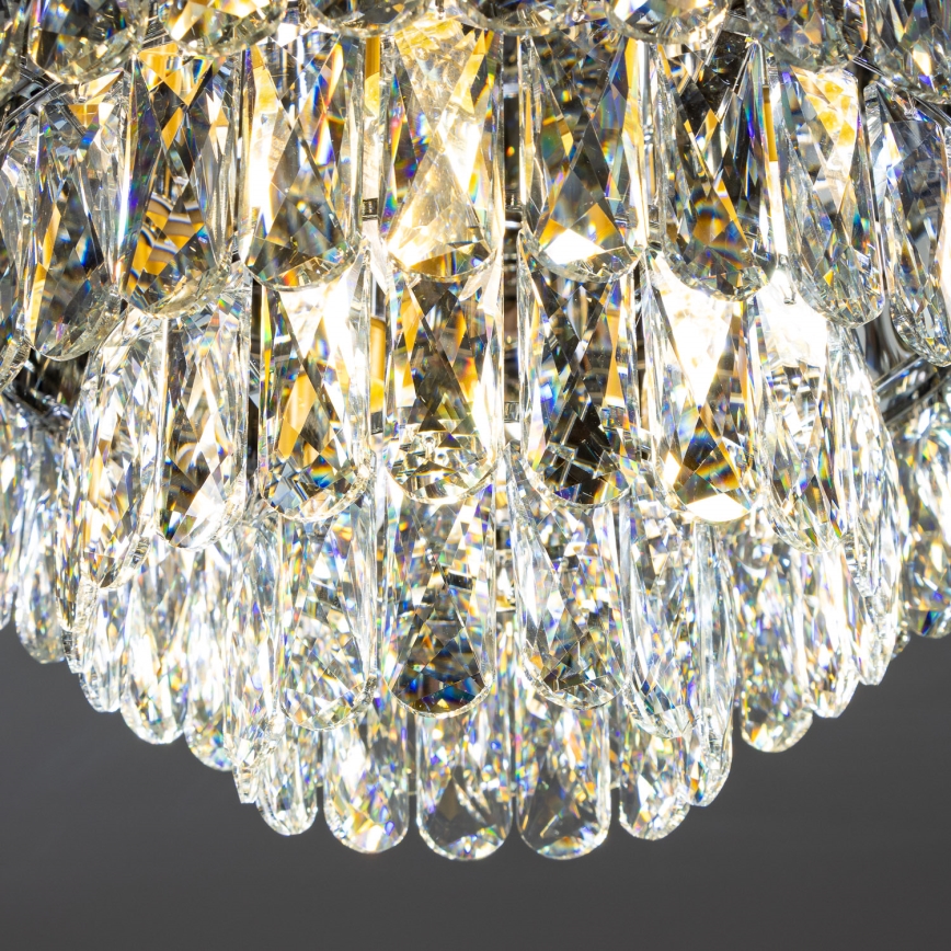 Brilagi - LED Kristály mennyezeti lámpa VELURE 5xE14/40W/230V arany