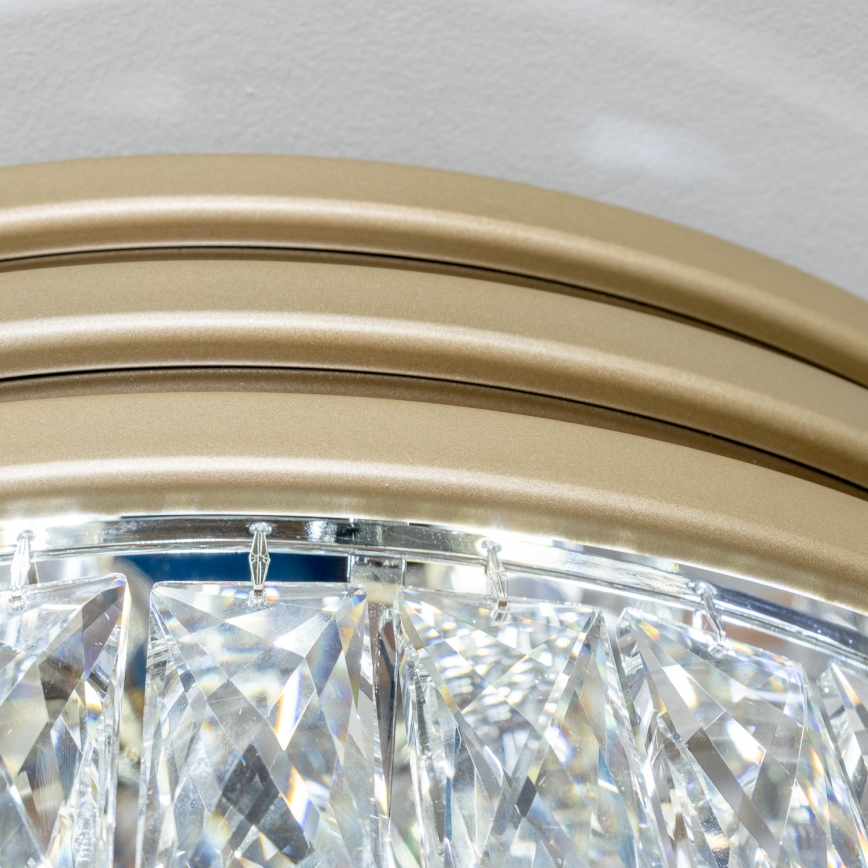Brilagi - LED Kristály mennyezeti lámpa VELURE 5xE14/40W/230V arany