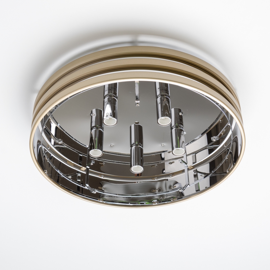 Brilagi - LED Kristály mennyezeti lámpa VELURE 5xE14/40W/230V arany