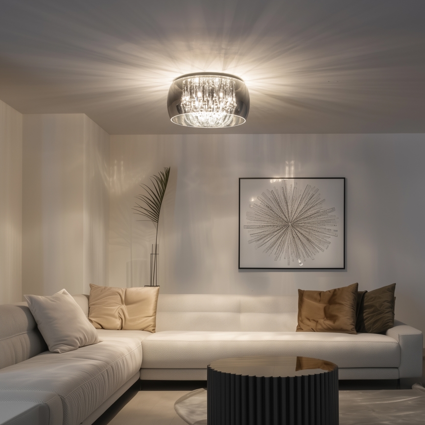 Brilagi - LED kristályos mennyezeti lámpa JEWEL 6xG9/42W/230V átm. 50 cm