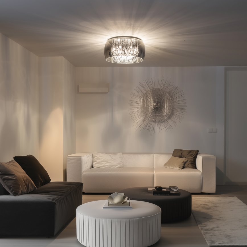 Brilagi - LED kristályos mennyezeti lámpa JEWEL 6xG9/42W/230V átm. 50 cm