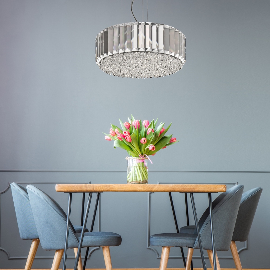 Brilagi - LED kristálycsillár zsinóron GLAMOUR 5xG9/42W/230V