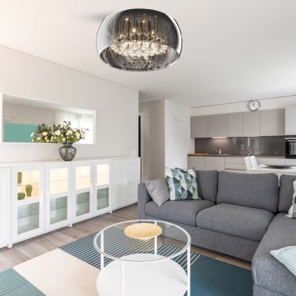 Brilagi - LED-es kristály mennyezeti lámpa JEWEL, 6xG9/42W/230V, Ø 50 cm