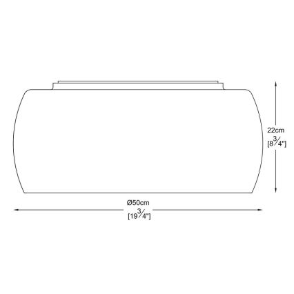 Brilagi - LED-es kristály mennyezeti lámpa JEWEL, 6xG9/42W/230V, Ø 50 cm