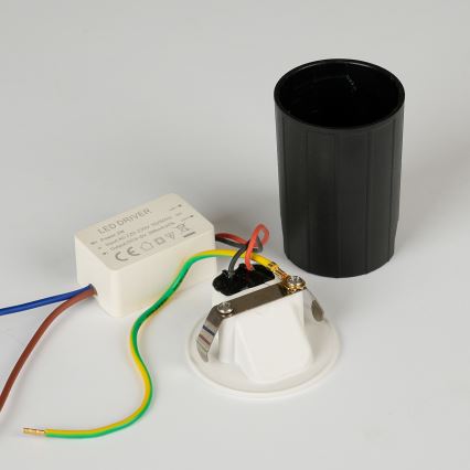 Brilagi - LED kültéri beépíthető lámpatest STAIRDOT LED/2W/230V fehér IP65 kerek