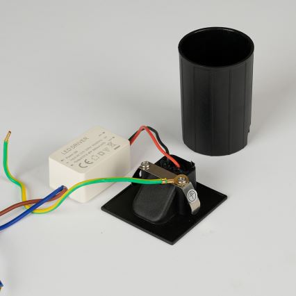 Brilagi - LED kültéri beépíthető lámpatest STAIRDOT LED/2W/230V fekete IP65 szögletes