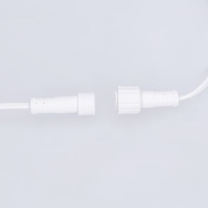 Brilagi - LED Kültéri dekorációs fényfüzér GIRLANDA 10xE12/0,6W/24V 8m fehér IP44 meleg fehér