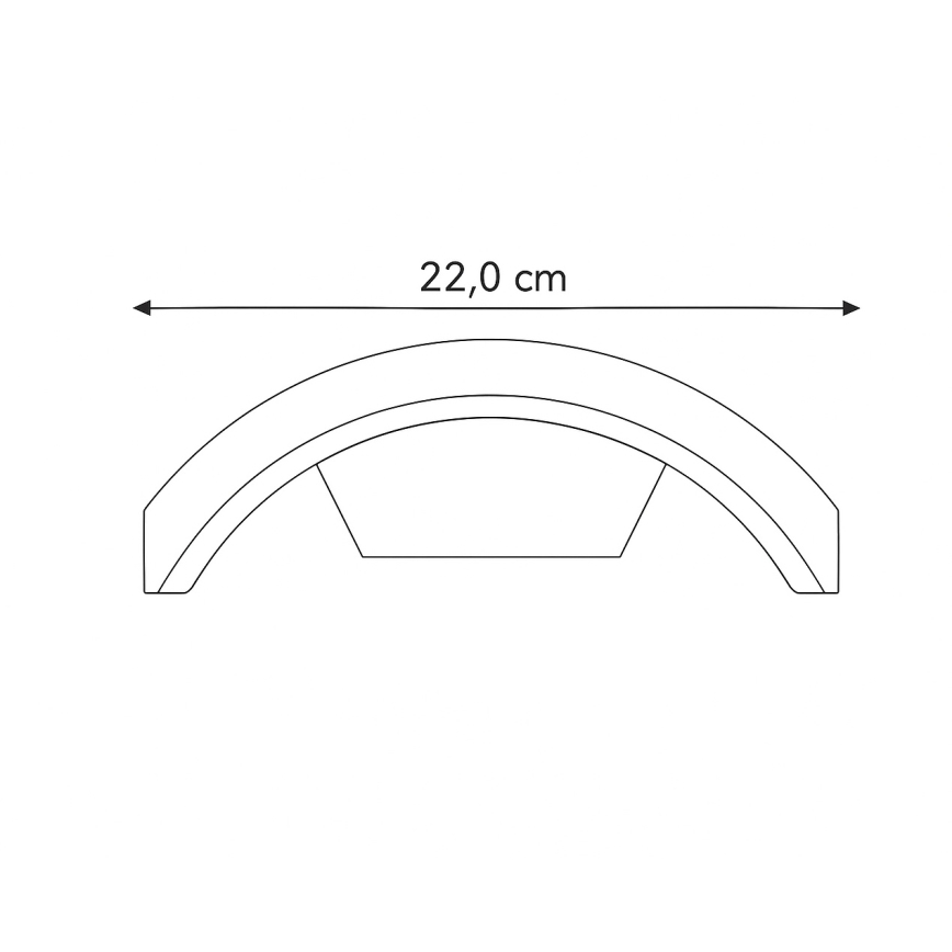 Brilagi - LED Kültéri fali lámpa ARCELO LED/8W/230V IP54