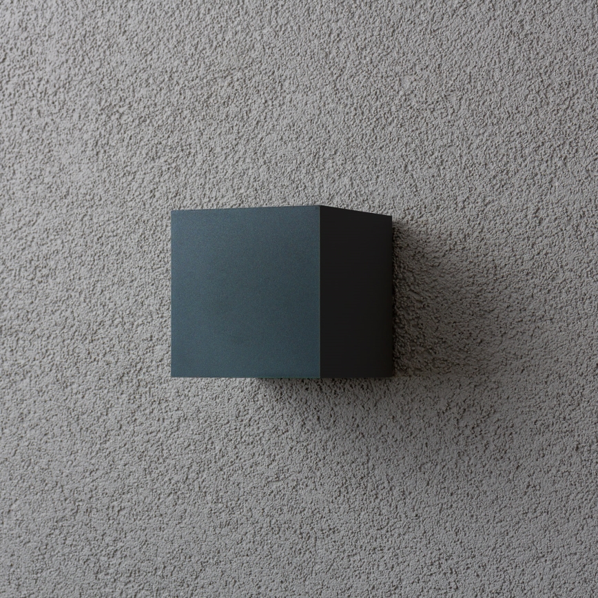 Brilagi - LED Kültéri fali lámpa CUBE LED/6W/230V antracit IP54