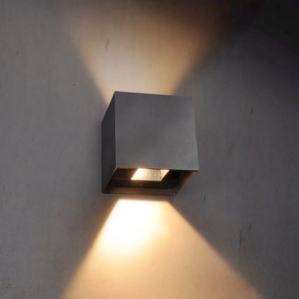 Brilagi - LED Kültéri fali lámpa CUBE LED/6W/230V IP54