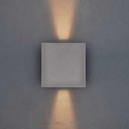 Brilagi - LED Kültéri fali lámpa CUBE LED/6W/230V szürke IP54