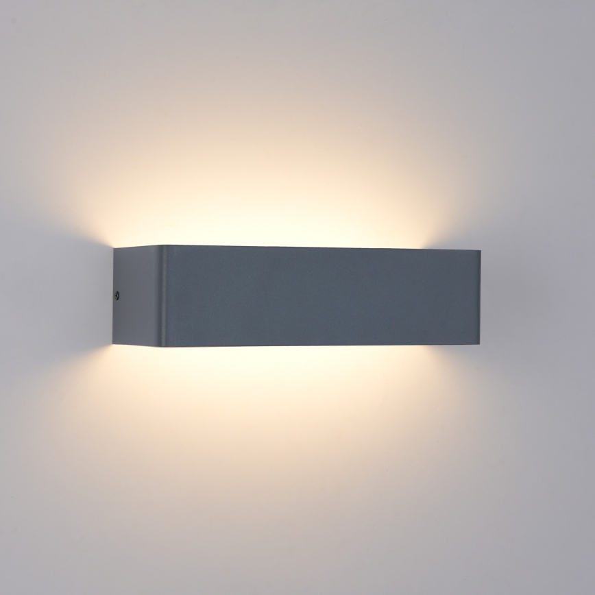 Brilagi - LED kültéri fali lámpatest DONNANI LED/12W/230V 30 cm antracit IP44