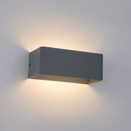 Brilagi - LED kültéri fali lámpa DONNANI LED/7W/230V 20 cm antracit IP44