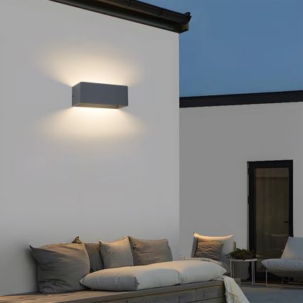 Brilagi - LED kültéri fali lámpa DONNANI LED/7W/230V 20 cm antracit IP44