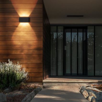 Brilagi - LED kültéri fali lámpa DOUBLE CUBE LED/12W/230V antracit IP65