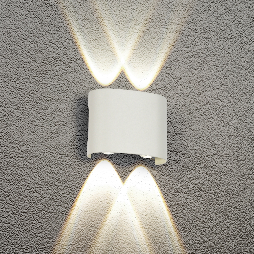 Brilagi - LED kültéri fali lámpa FLAREBOX LED/4W/230V fehér IP65