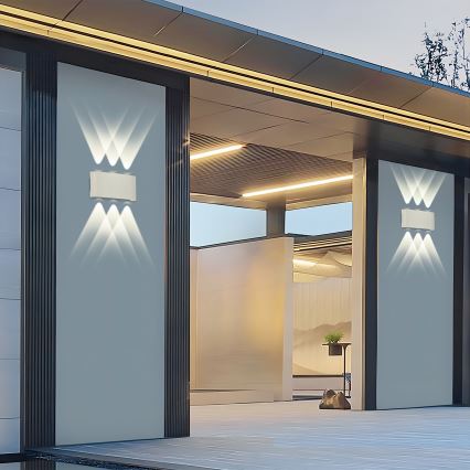 Brilagi - LED kültéri fali lámpa FLAREBOX LED/6W/230V fehér IP65