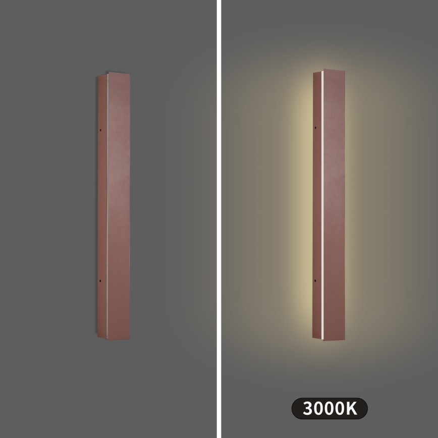 Brilagi - LED kültéri fali lámpatest LINEAR LED/12W/230V 3000K IP65 50 cm barna CRI 90