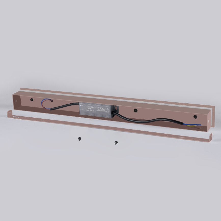 Brilagi - LED kültéri fali lámpatest LINEAR LED/12W/230V 3000K IP65 50 cm barna CRI 90