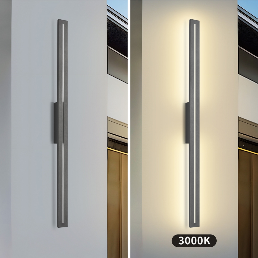 Brilagi - LED kültéri fali lámpatest LINEO LED/24W/230V 3000K IP65 100 cm antracit CRI 90