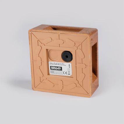 Brilagi - LED kültéri fali lámpa QUADRAY LED/6W/230V fa hatású dekor IP54