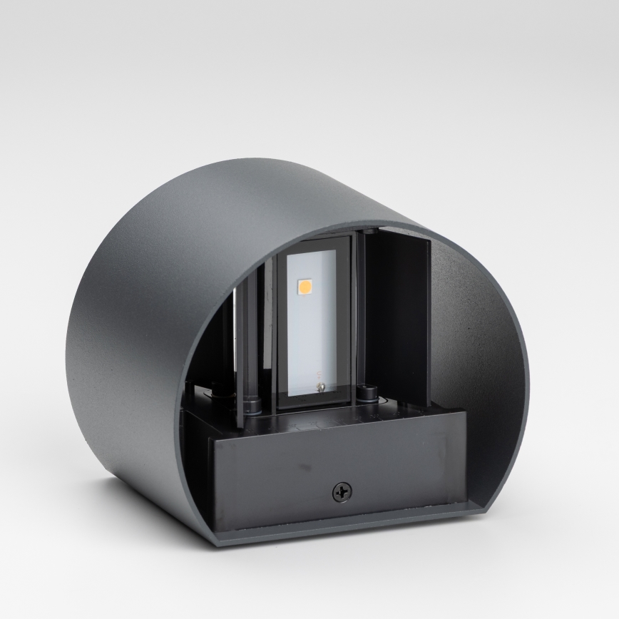 Brilagi - LED Kültéri fali lámpa RONDO LED/6W/230V antracit IP54