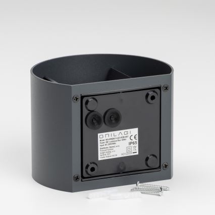 Brilagi - LED Kültéri fali lámpa RONDO LED/6W/230V antracit IP54