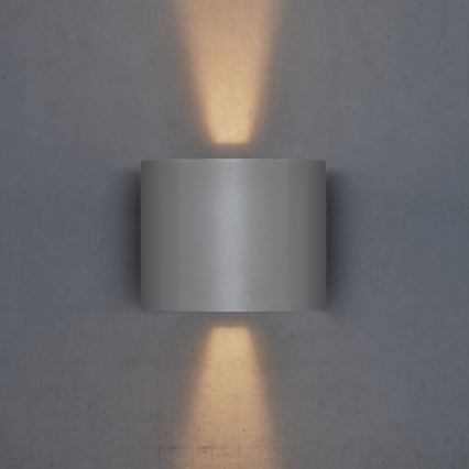 Brilagi - LED Kültéri fali lámpa RONDO LED/6W/230V szürke IP54