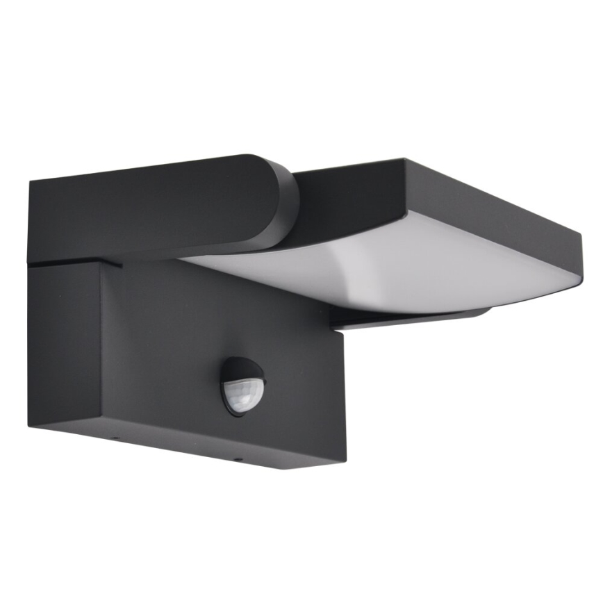 Brilagi - LED kültéri fali lámpa mozgásérzékelővel ANKLE LED/18W/230V 3000K IP65 antracit